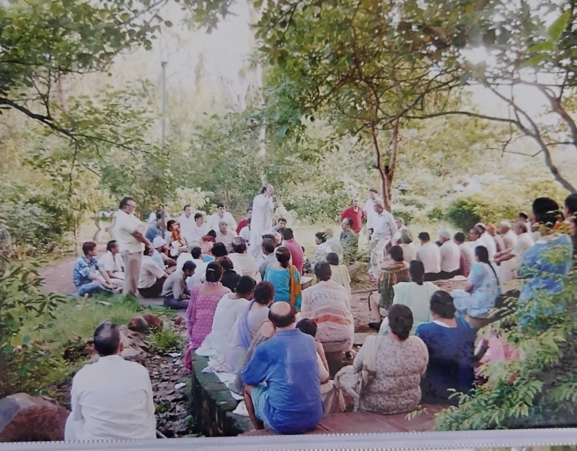 Public Enlightenment in Delhi Park's during his Young age